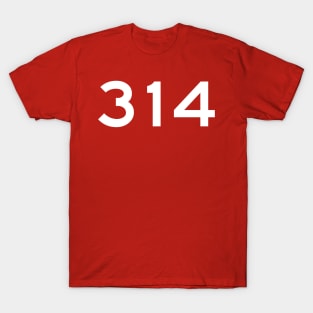 314 Area Code T-Shirt